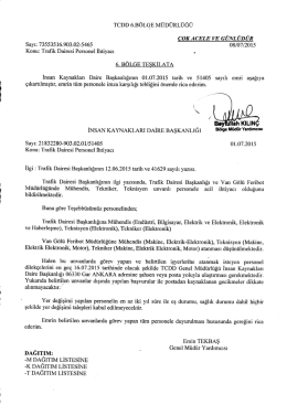TCDD 6.BÖLĞE MÜDÜRLÜĞÜ