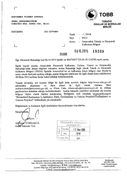 I - Eskişehir Ticaret Borsası