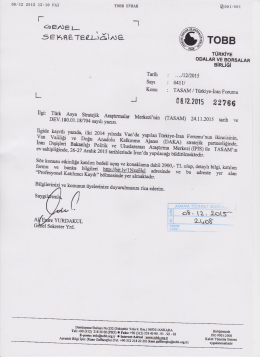 TASAM/T&uuml;rkiye