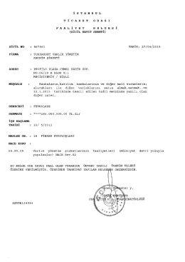 Faaliyet Belgemiz i&ccedil;in tıklayınız.