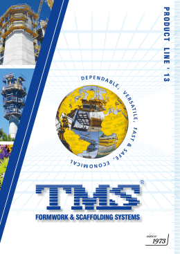 productl ın e - TMS Formwork & Scaffolding Systems