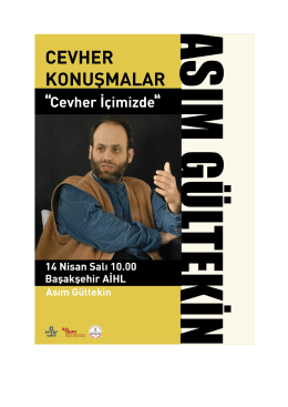 CEVHER p KONUŞMALAR m
