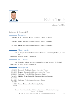 Fatih Tank – Assoc.Prof.Dr.