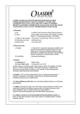 OLASDER&reg; - LASDER Lastik Sanayicileri Derneği