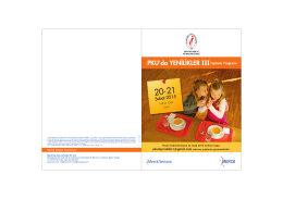 Fenilketonüride Yenilikler - Çocuk Beslenme ve Metabolizma