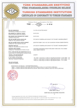 TÜRK STANDARDLARI ENSTiTüSü_ TURK