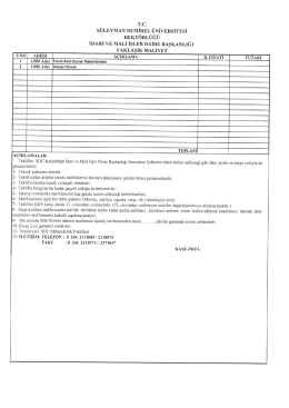 T.C. - S&uuml;leyman Demirel &Uuml;niversitesi