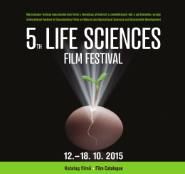 LSFF_2015_katalog filmů - Life Sciences Film festival