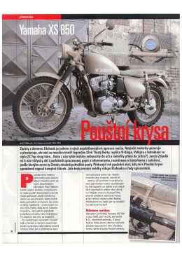 Pouštní krysa - motocykly.kloboucnik.cz