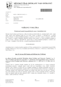 VÁŠ DOPIS ZN.: