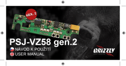 Návod k instalaci PSJ-VZ58 Czech - GRIZZLY airsoft