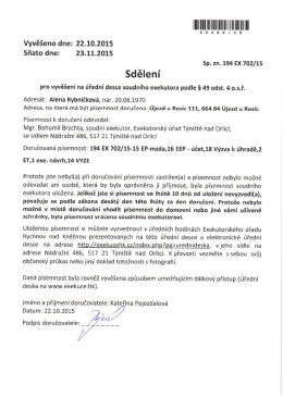 St&aacute;hnout - &Uacute;ředn&iacute; deska