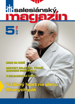 Salesiánského magazínu 5/2015
