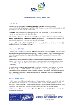 International Coaching Week 2015