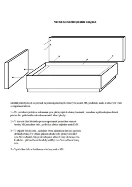 Návod na montáž postele Calypso