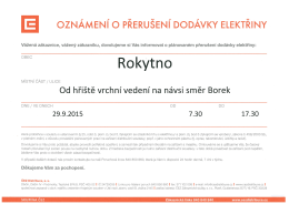 Obec Rokytno