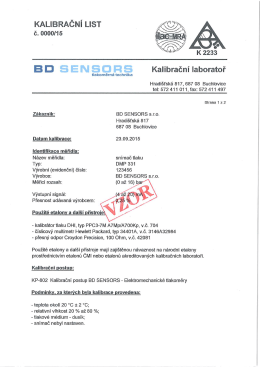 KALI - BD SENSORS