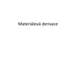 Materiálová derivace