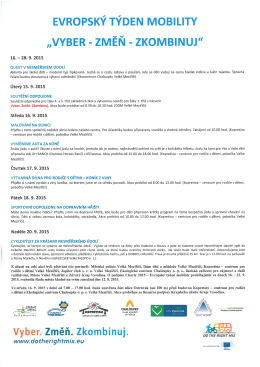 EVROPSK&Yacute; T&Yacute;DEN MOBILITY