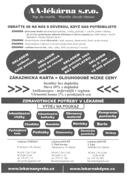 OBRAŤTE SE NA NAS s DŮVĚROU, KDYŽ NÁS POTŘEBUJETE