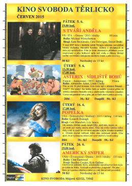 KINO SVOBODA TĚRLICKO