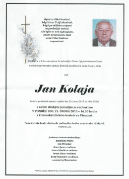 Bylo to těžk&eacute; loučen&iacute;, když život Tvůj` uhas&iacute;nal, když