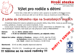 Vylet pro rodlce s detmI