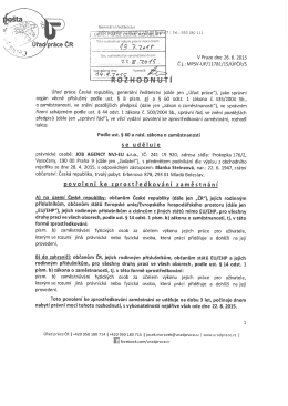 Povolení MPSV - JOB AGENCY NVJ