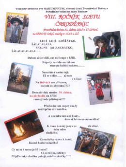 &ldquo;VIII, ROČN&Iacute;K SLE`I`U MGMMIC