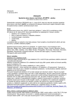D 139 PROSAFE dozor JA2012 – závěry, 2. 7. 2015