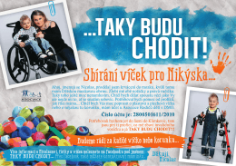 taky budu chodit!