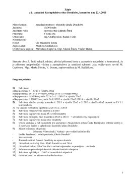 zápis a usnesení 05/2015 (PDF 191kB)