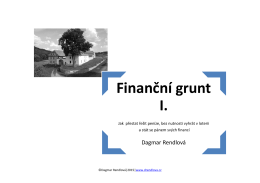 Finanční grunt I