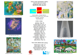 Barva na ulici 2015, Plzeň