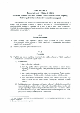 St&aacute;hnout - obec studnice