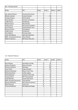 201 - Reining Amat&eacute;r jezdec kůň body I body II