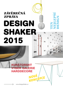 Záverečná zpráva - Design Shaker 2016