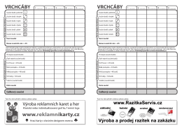 Vrchc&aacute;by PDF - Reklamn&iacute; hrac&iacute; karty