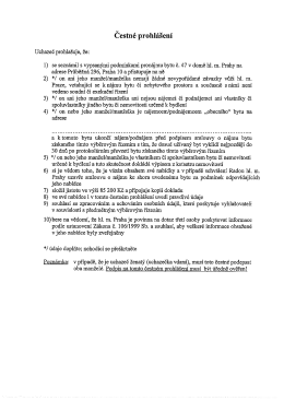 Cestn&eacute; prohl&aacute;&scaron;en&iacute;