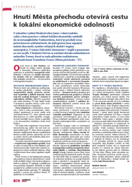 Hnutí Města přechodu otevírá cestu - MC