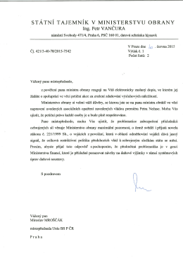Stanovisko k petici