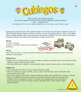 Pravidla hry Cubingos