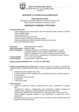 Město &Scaron;pindlerův Ml&yacute;n