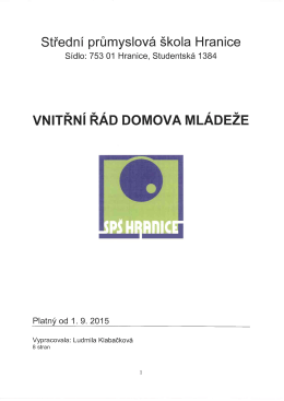 Středn&iacute; průmyslov&aacute; &Scaron;kola Hranice