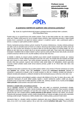 Stanovisko k postranic&iacute;m