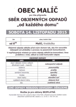 ` OBEC MALÍČ