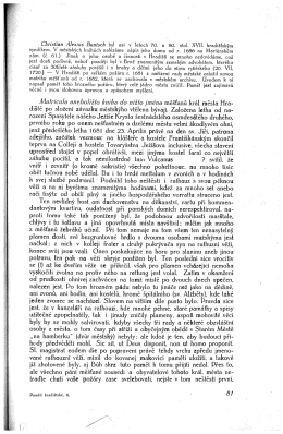 Christian Alex/us Bunłsch byl asi v letech 70. a 80. stol. XVll