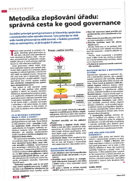 Metodika zlepšování úřadu: správná cesta ke good - MC