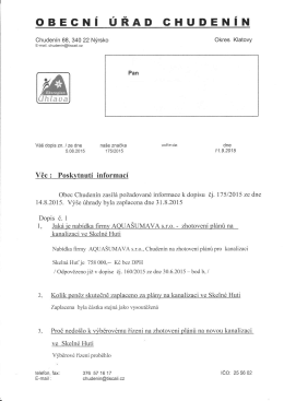 OBECN&Iacute; &Uacute;ŘAD CHUDEN&Iacute;N