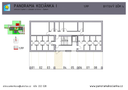 PANORAMA KOCIÁNKA l 1.PP BYTOVÝ DŮM 1+